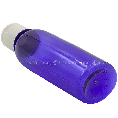 170ml Cobalt Blue Plastic Bottle with Flip Top Lid