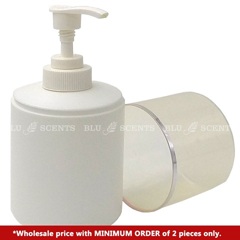 300ml Empty Plastic Bottle with Rotary Pump Head and Protective Cap
