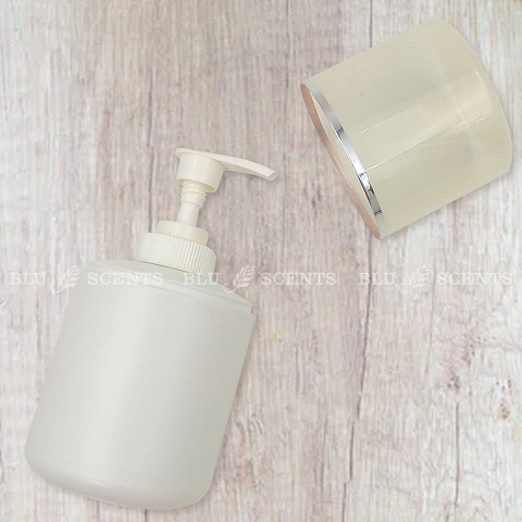 300ml Empty Plastic Bottle with Rotary Pump Head and Protective Cap