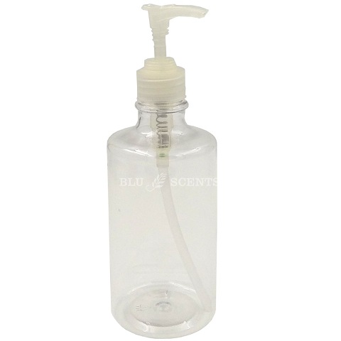 480ml Empty Transparent Plastic Bottle with Rotary Pump Head