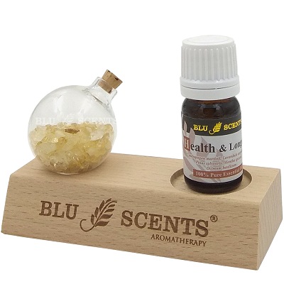 Citrine Fortune Crystal Ball Set Health Set