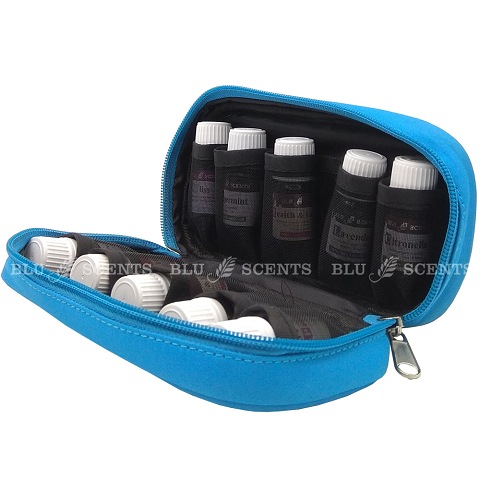 Pure Essential Oil Storage Pouch Sky Blue