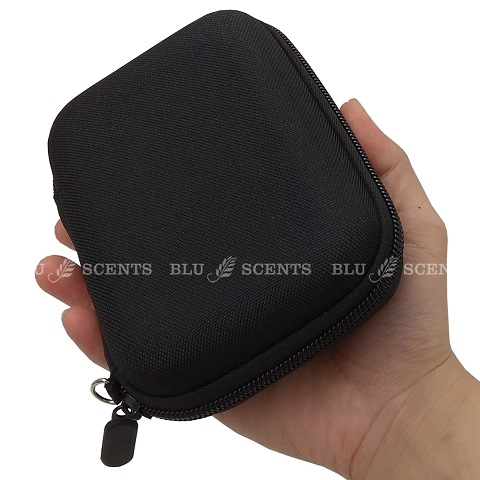 Black Traveling Pouch Roller Bottles