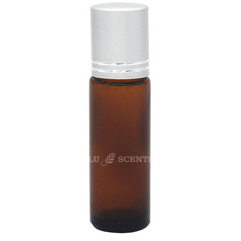 Set Of 5pcs 10ml Amber Glass Roll-On Bottle