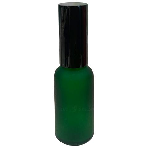 30ml Frosted Green Glass Bottle with Pump