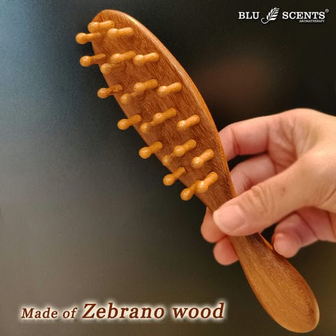 Handcrafted Zebrano Comb