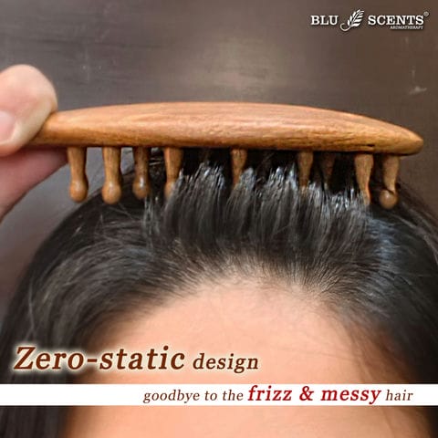 Handcrafted Zebrano Comb Gift